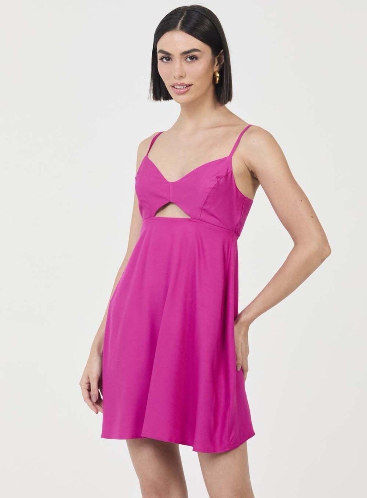 Vestido Comfort Solto Colcci CLC Rosa Enjoy
