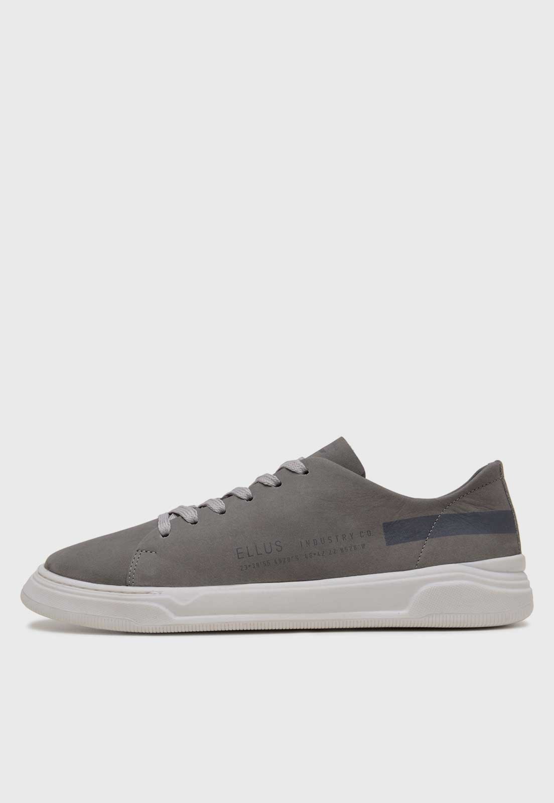 Tênis Masculino Ellus Leather Top Cinza