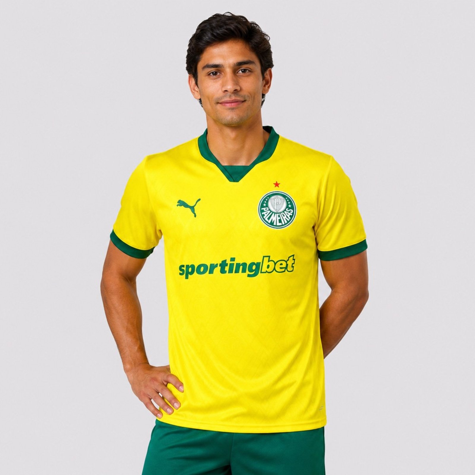 Camisa Puma Palmeiras III 2025 Com Patrocínio