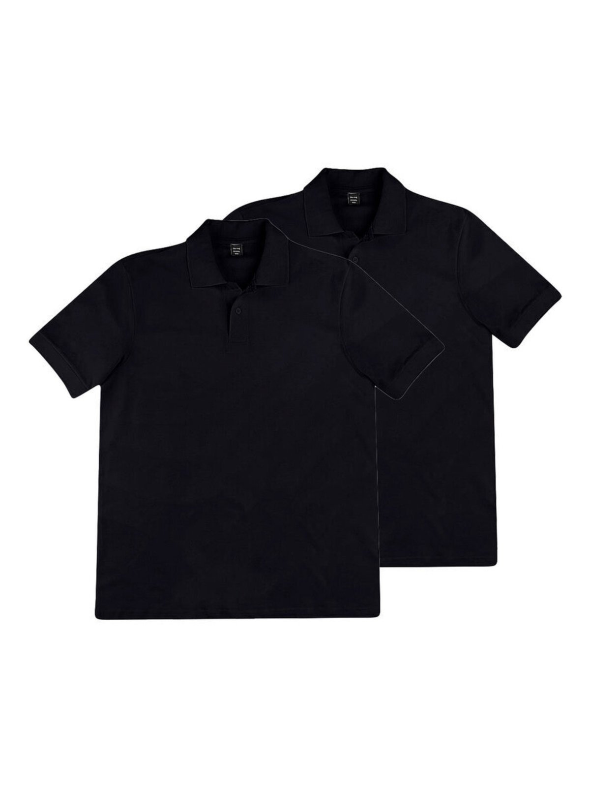 Kit com 2 Camisetas Polo Masculina Hering N3a7 Preto