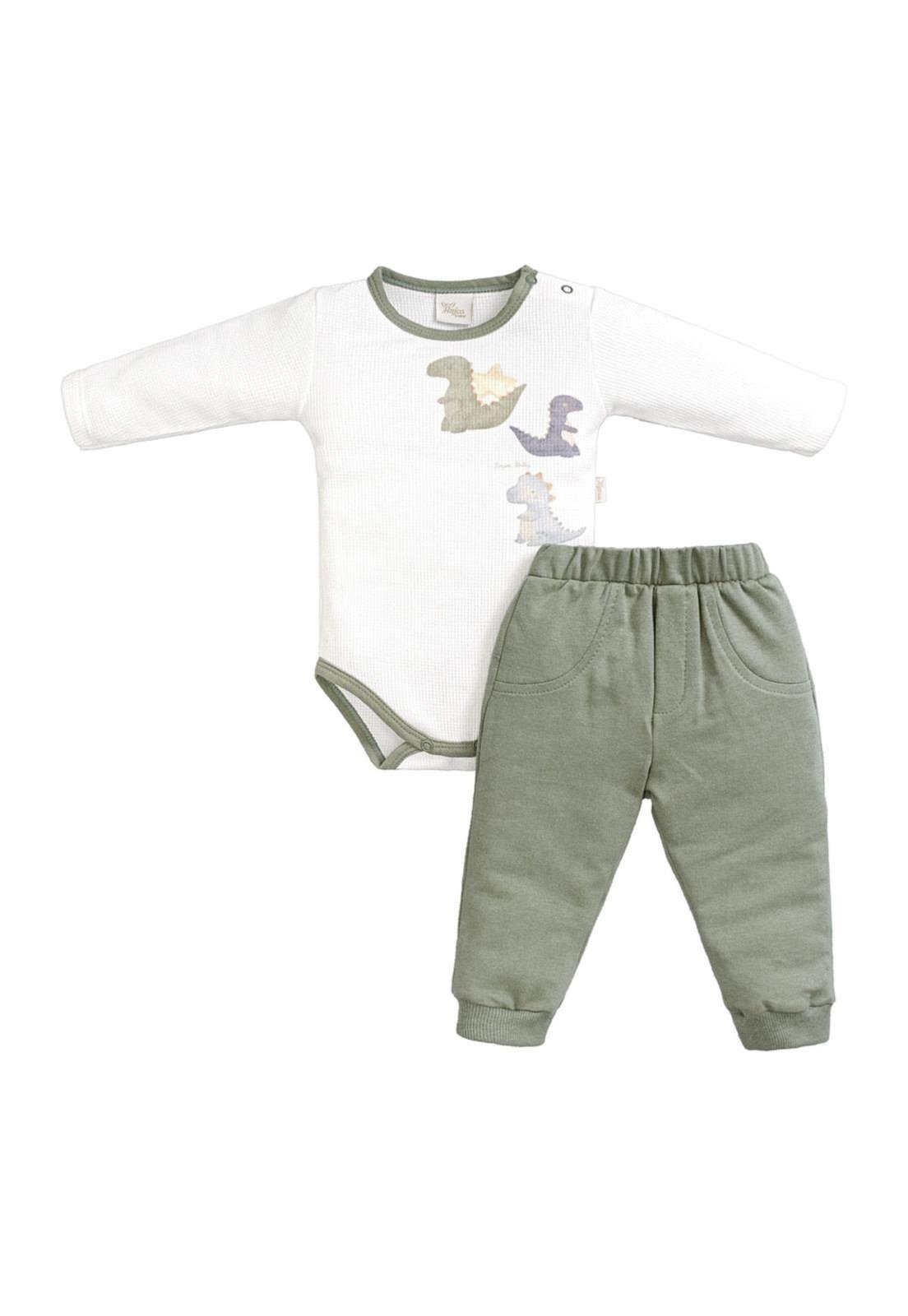 Infantil - Conjunto Body Branco Anjos Baby G Branco