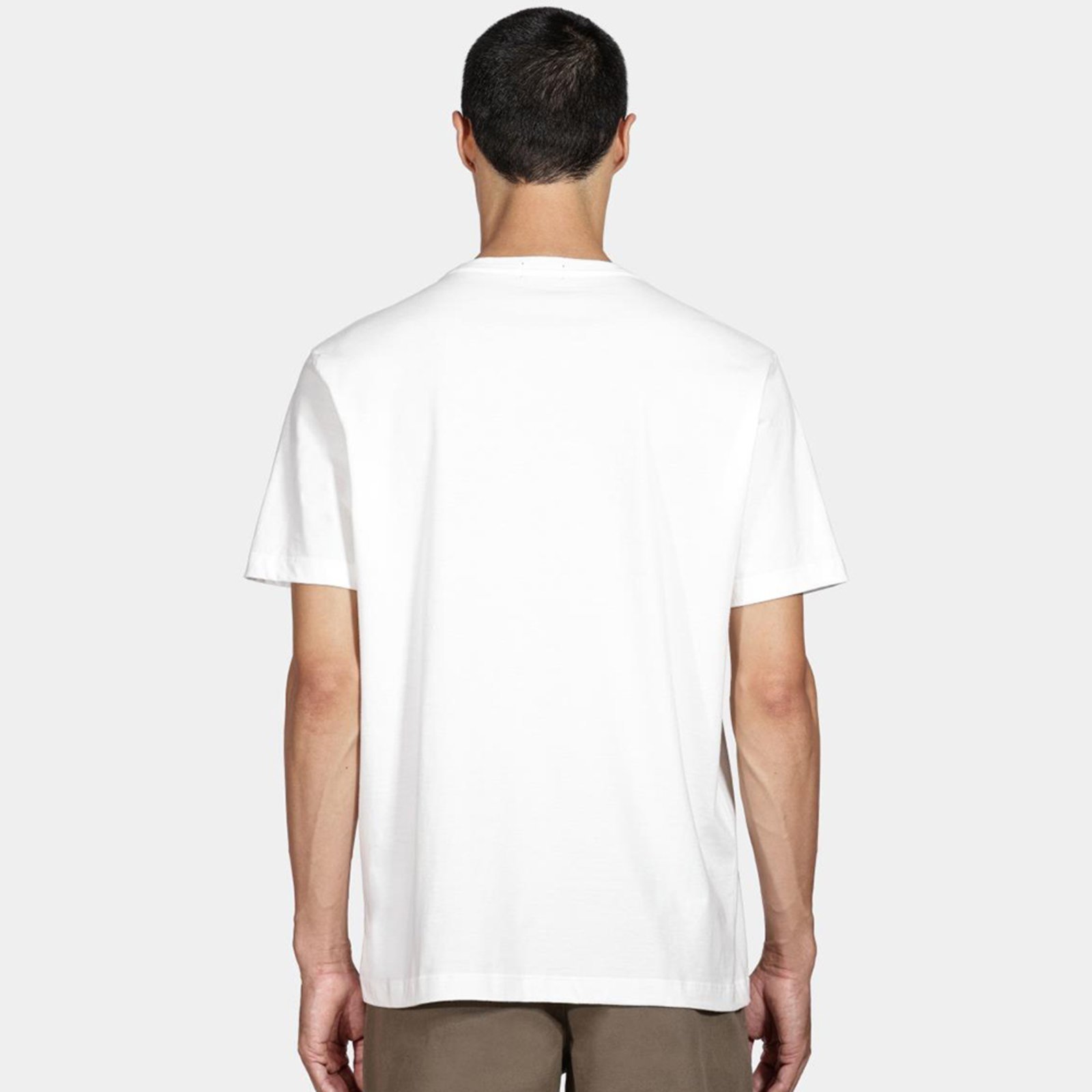 Vista 3 Camiseta Aramis Outline In25 Off White Masculino amarelo white Aramis amarelo white