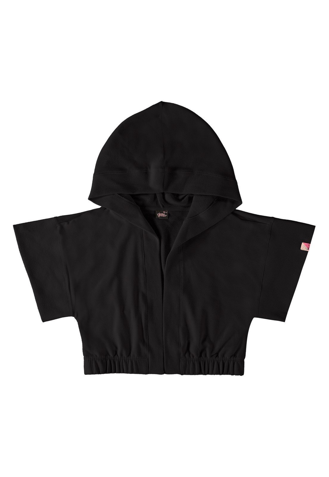 Infantil - Kimono Oversize Básico Gloss Preto