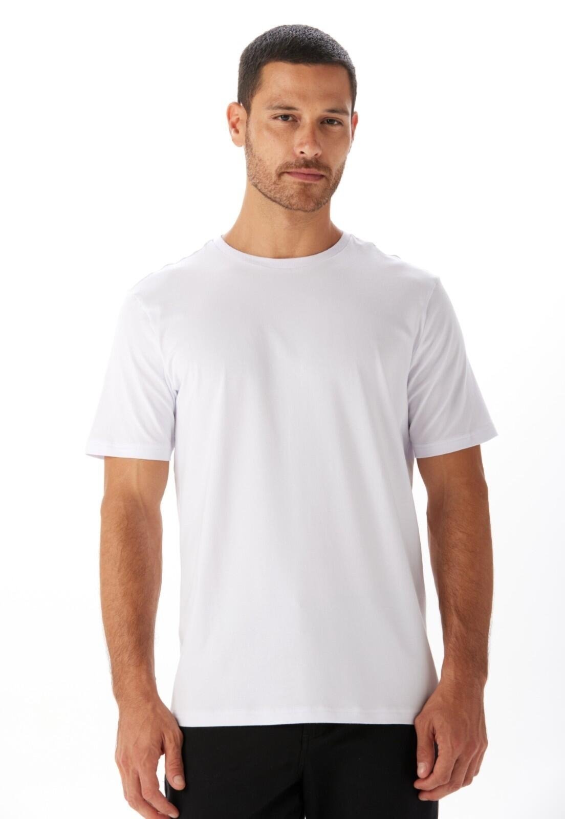 Camiseta Slim Gola Redonda Traymon – Branco – Xxg