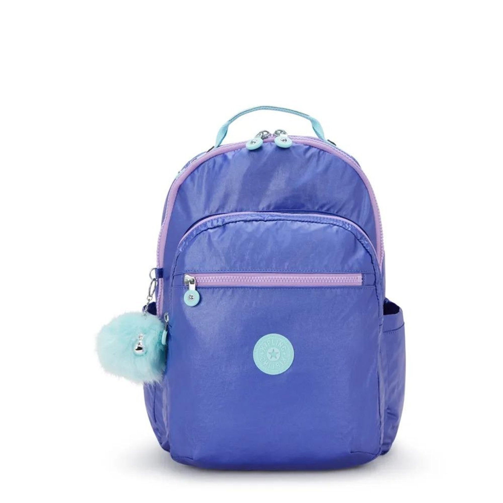 Vista 2 Mochila Kipling Seoul Cosmic Metallic roxo metallic roxo metallic