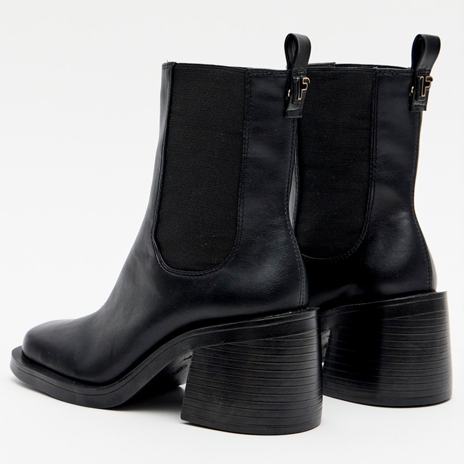 Vista 3 Bota Easy Lança Perfume Chelsea Metal Ou26 Feminino preto preto