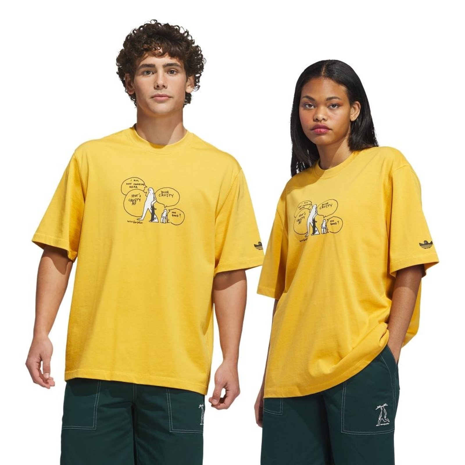 CAMISETA SKATEBOARDING x MARK GONZALES CRUSTY adidas Originals Amarelo