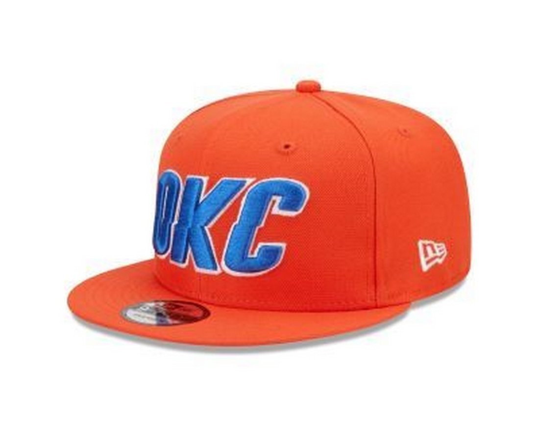 Boné New Era 9FIFTY Oklahoma City Thunder NBA Laranja