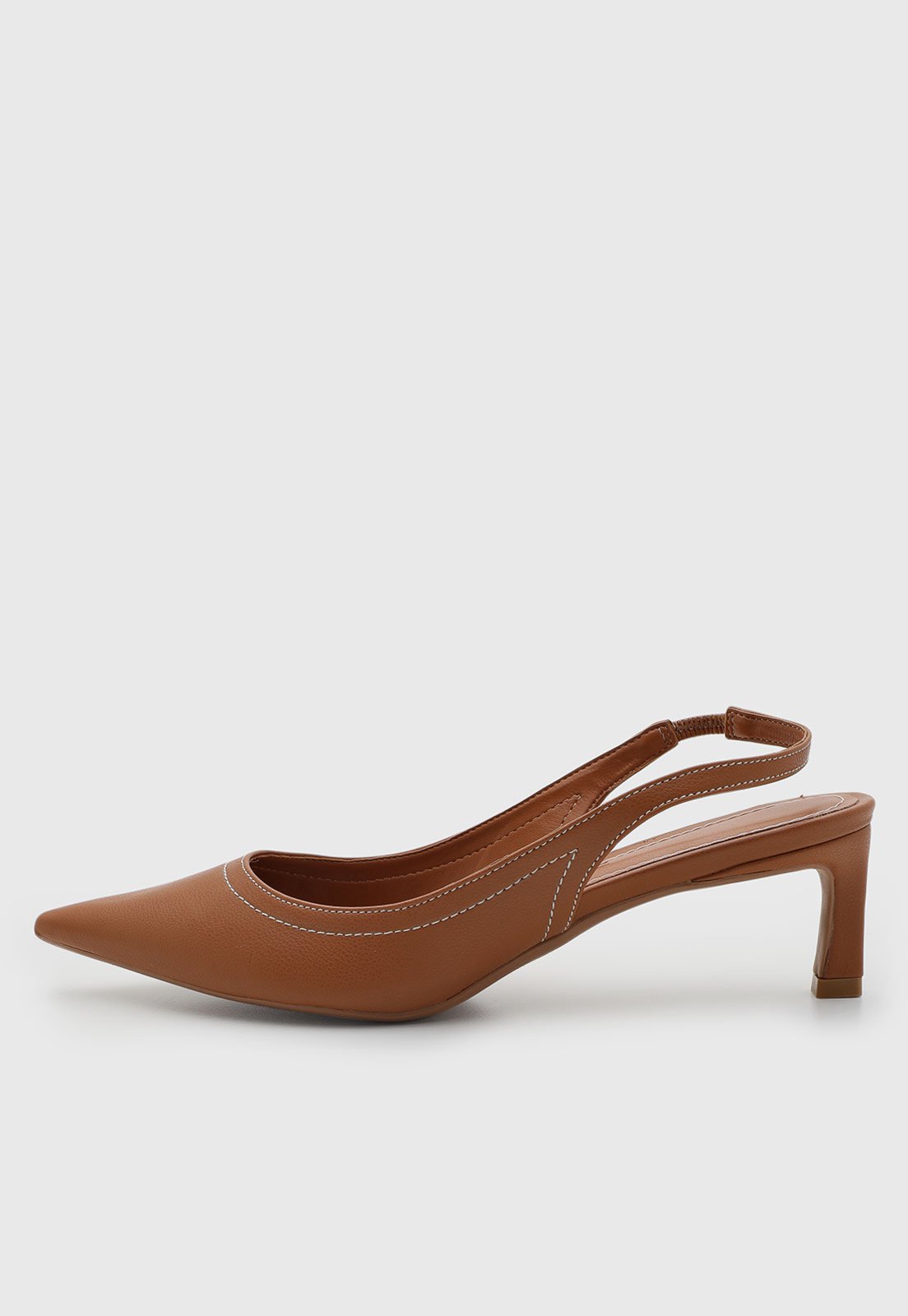 Scarpin Feminino Santa Lolla Slingback Marrom