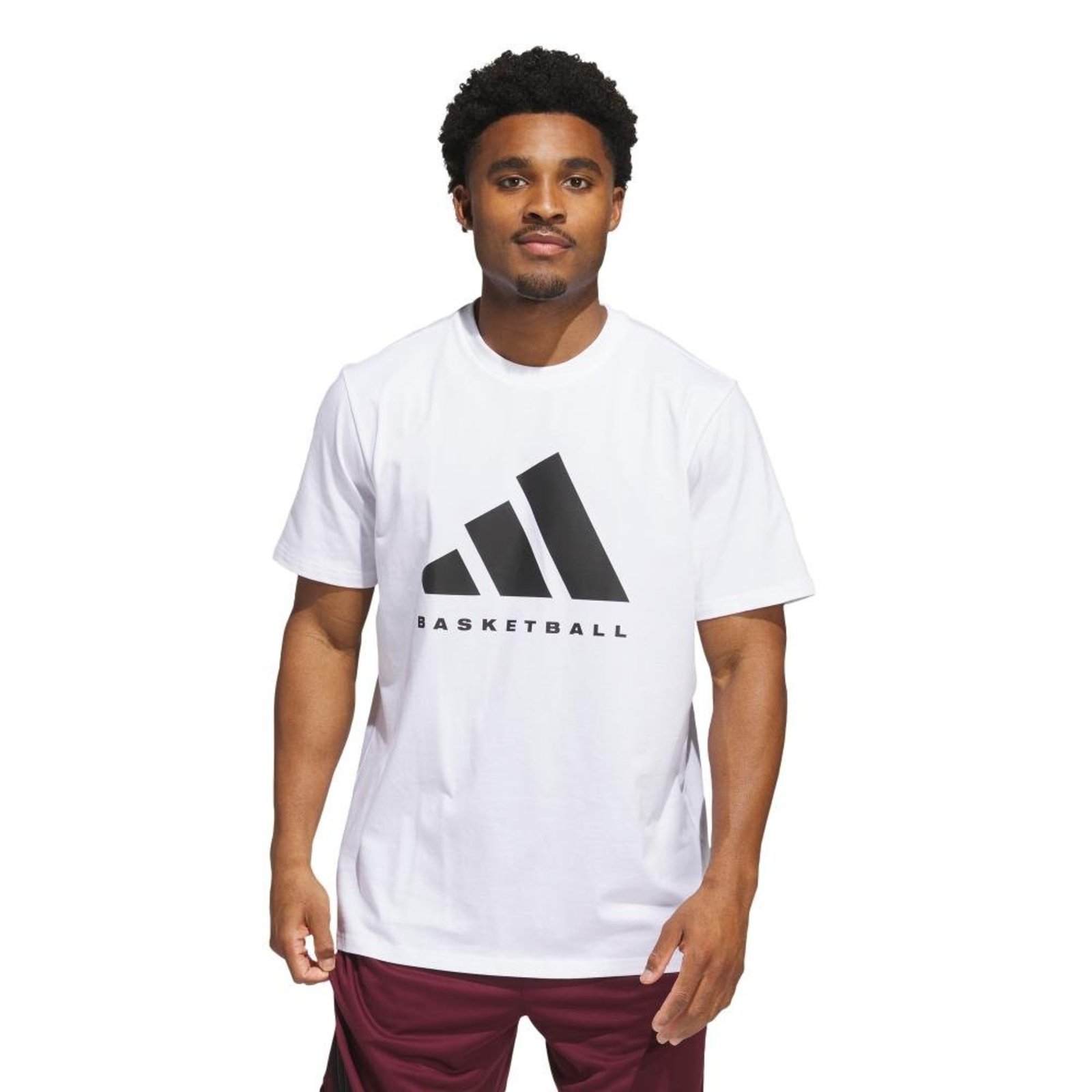 Camiseta adidas Estampa Basquete adidas Performance Branco