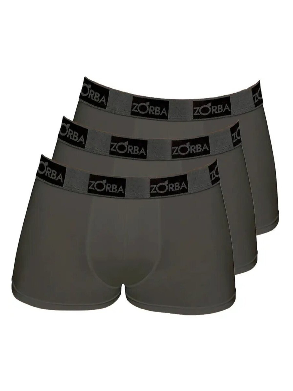 Kit com 3 Cuecas Boxer Zorba 717 Cinza