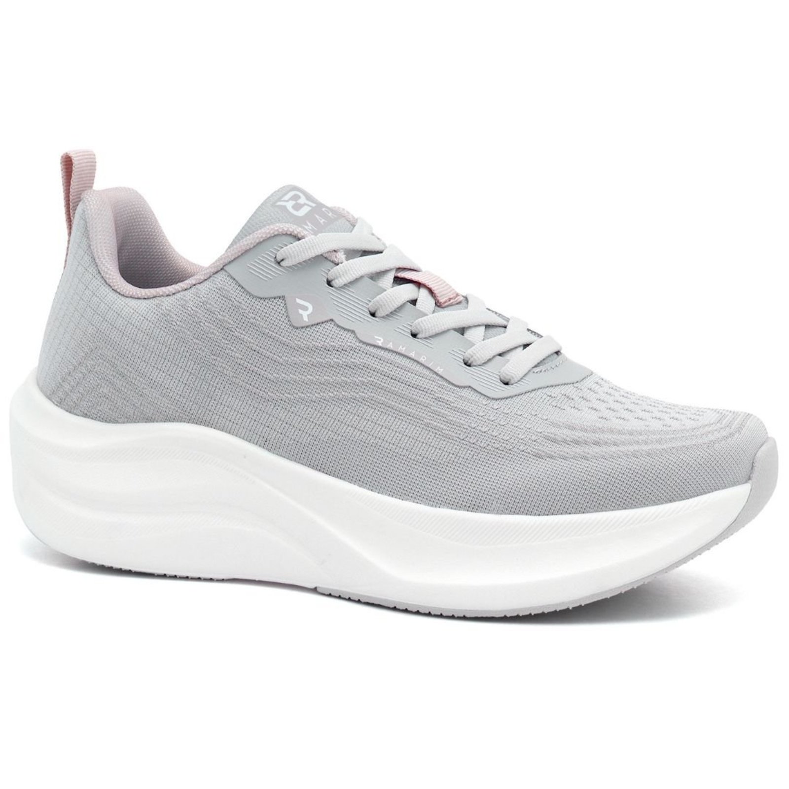 Tênis Feminino Esportivo Corrida Leve Flexível Ramarim 2675132 - Cinza