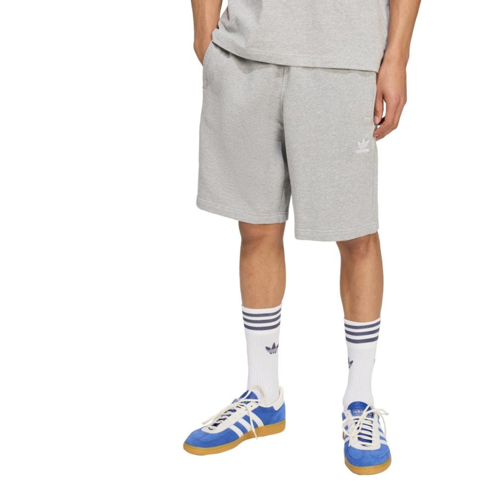Shorts Essentials Trefoil adidas Originals Cinza