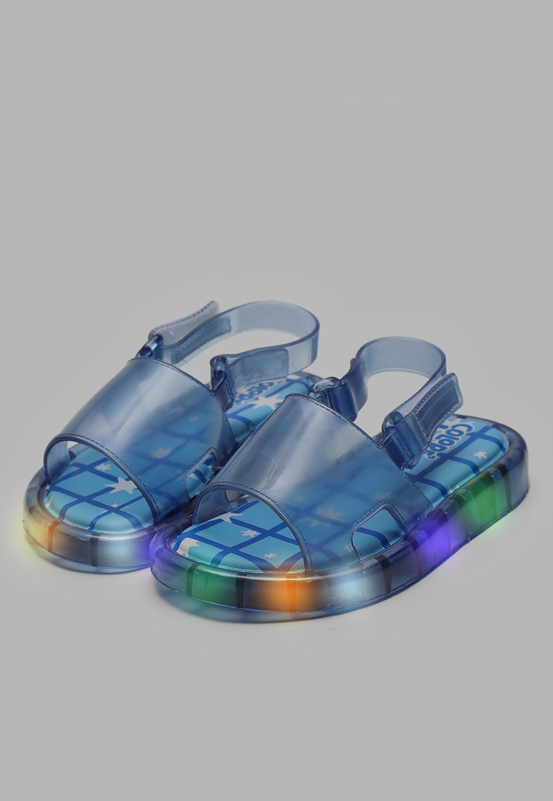 Infantil – Sandália Pimpolho Colorê Led Azul