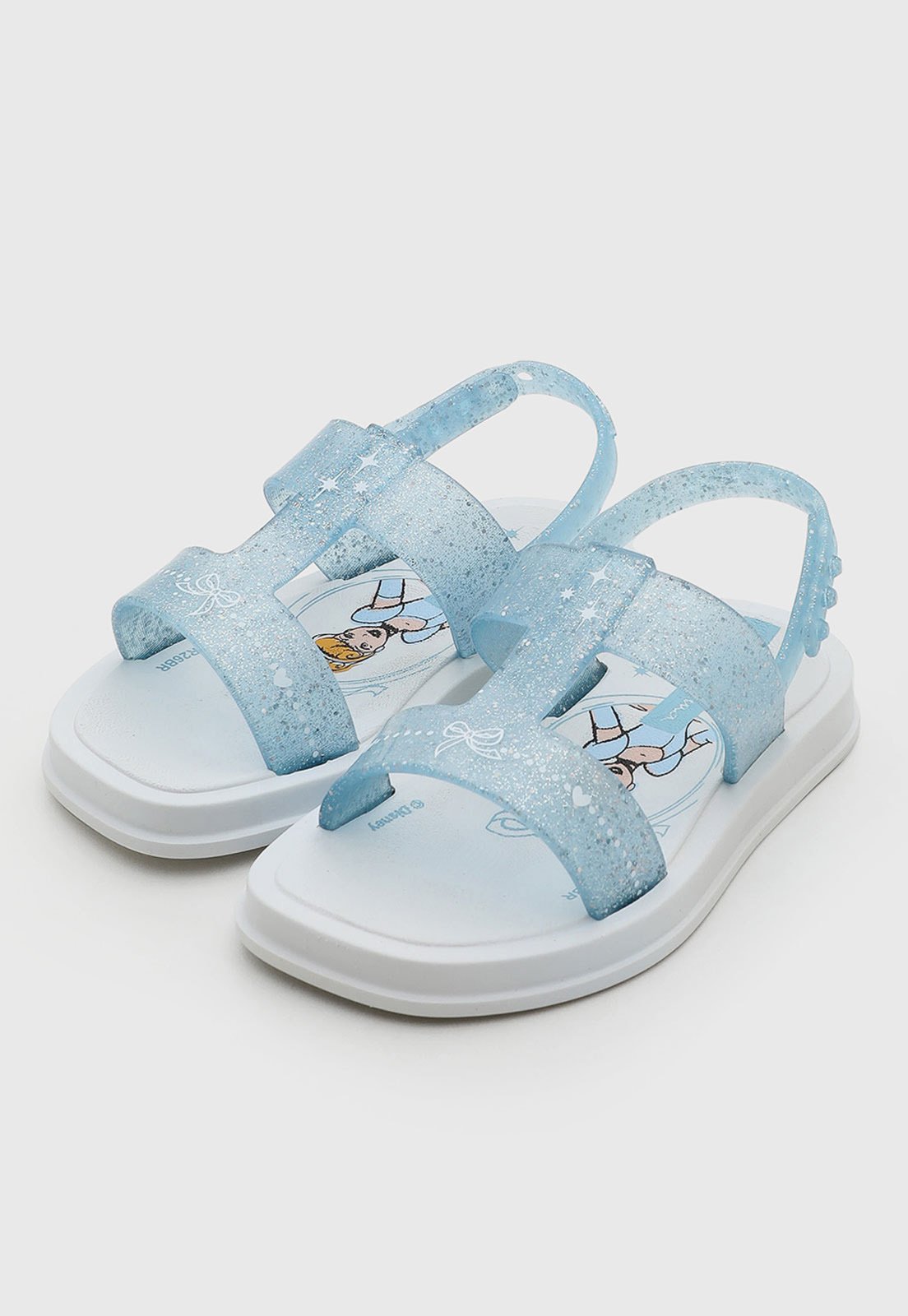 Infantil - Sandália Ipanema Disney Cinderela Azul Claro