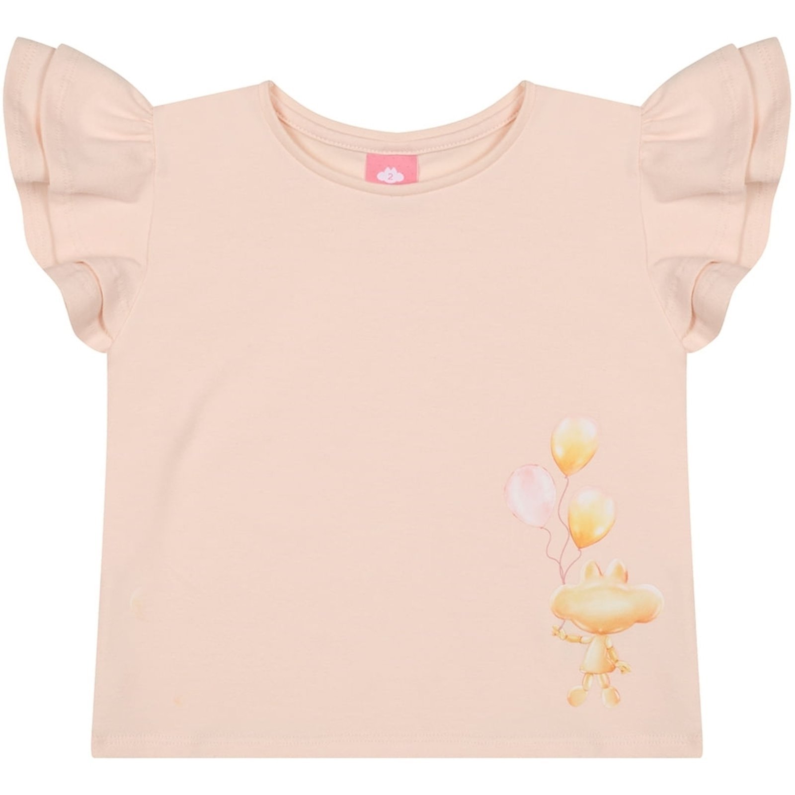 Infantil - Blusa Manga Curta Feminina Lilica Ripilica
