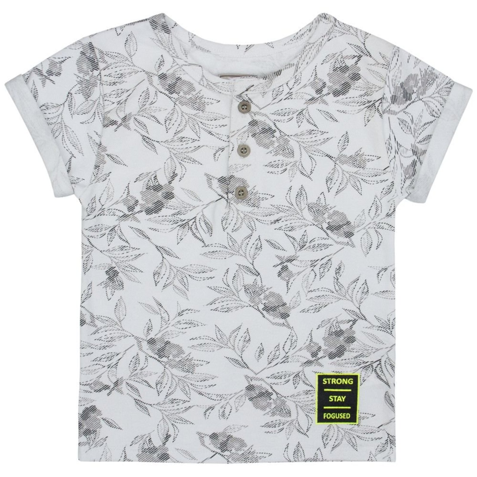 Infantil - Camiseta Look Jeans Malha Branca