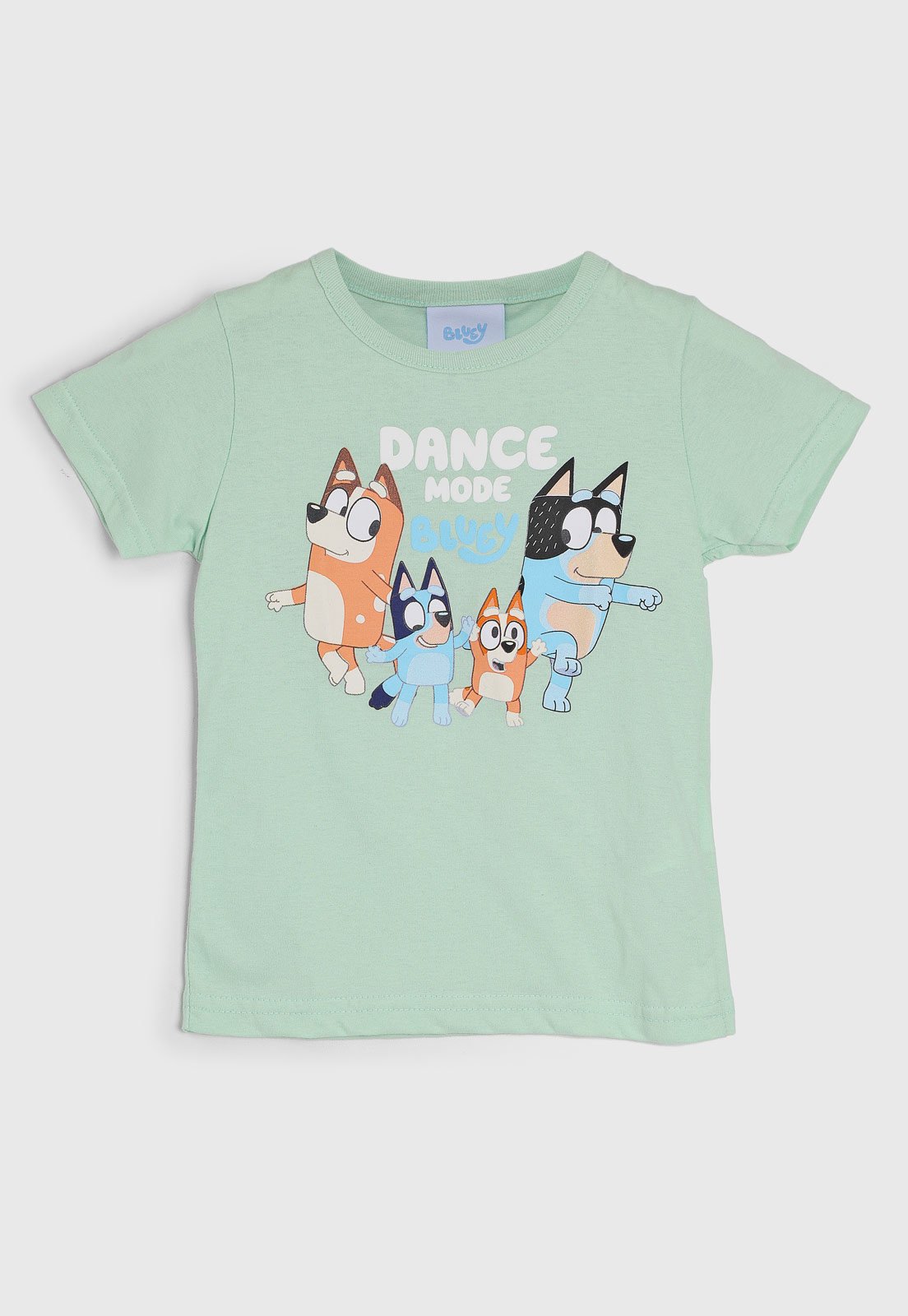 Camiseta Brandili Bluey Verde Claro