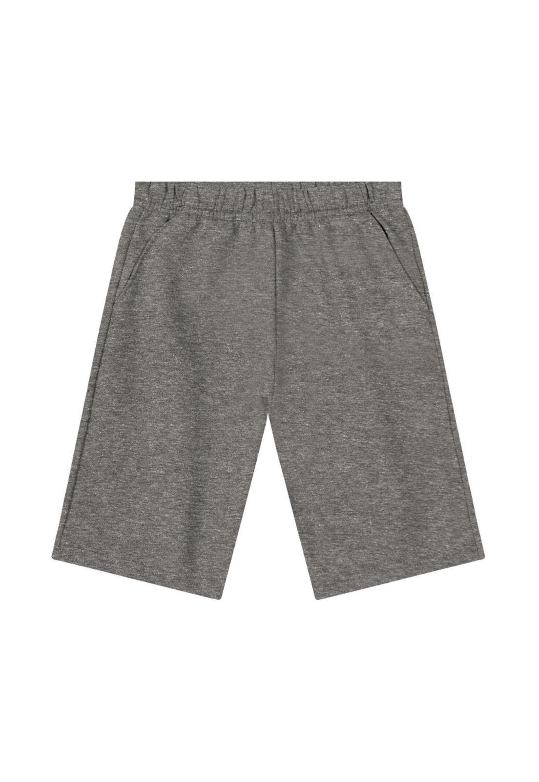 Infantil - Bermuda Avulso Meninos Brandili 12 Cinza