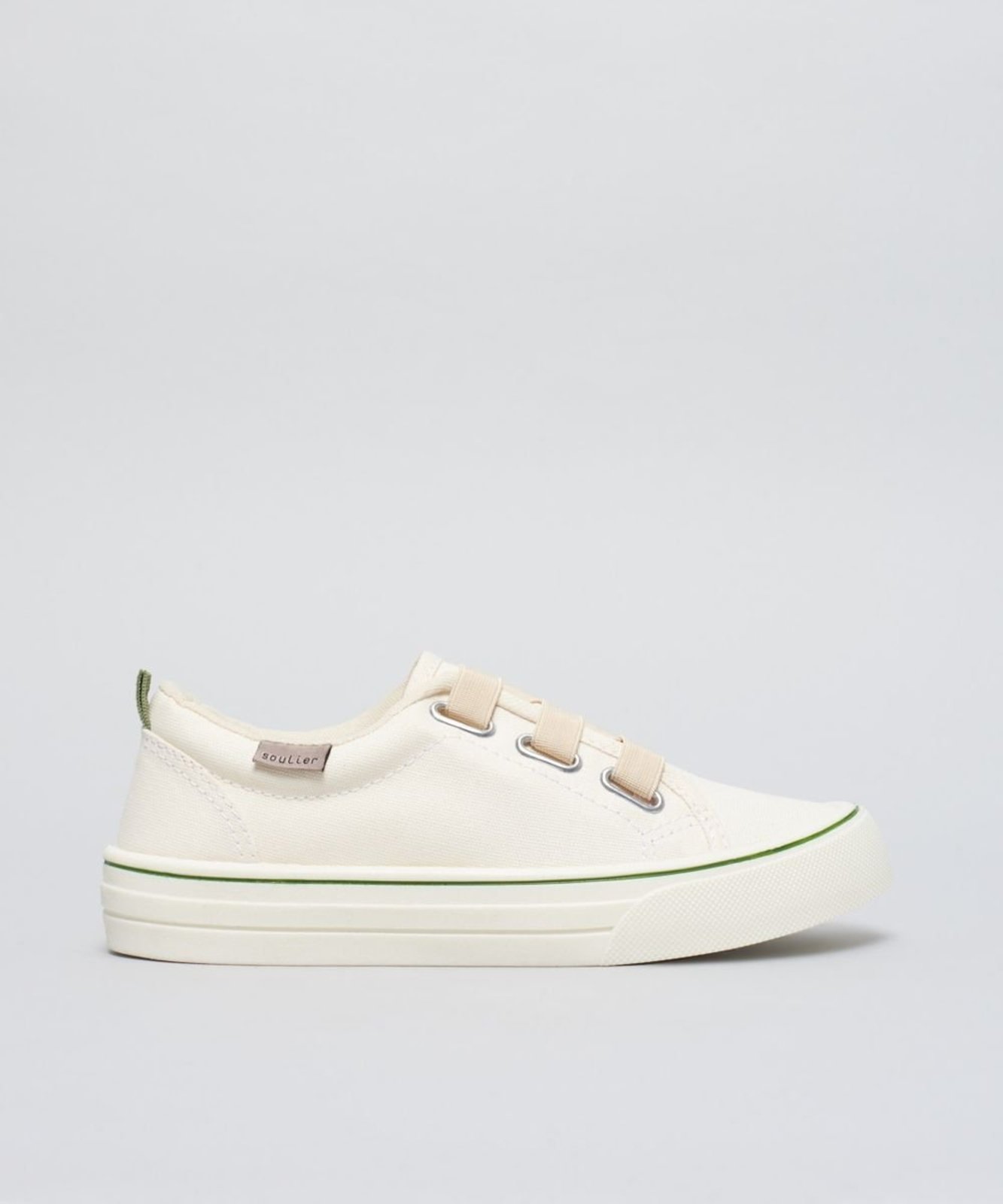 Tenis Lona Elastico - Off White/Capim Limao 43 - off white/capim limao