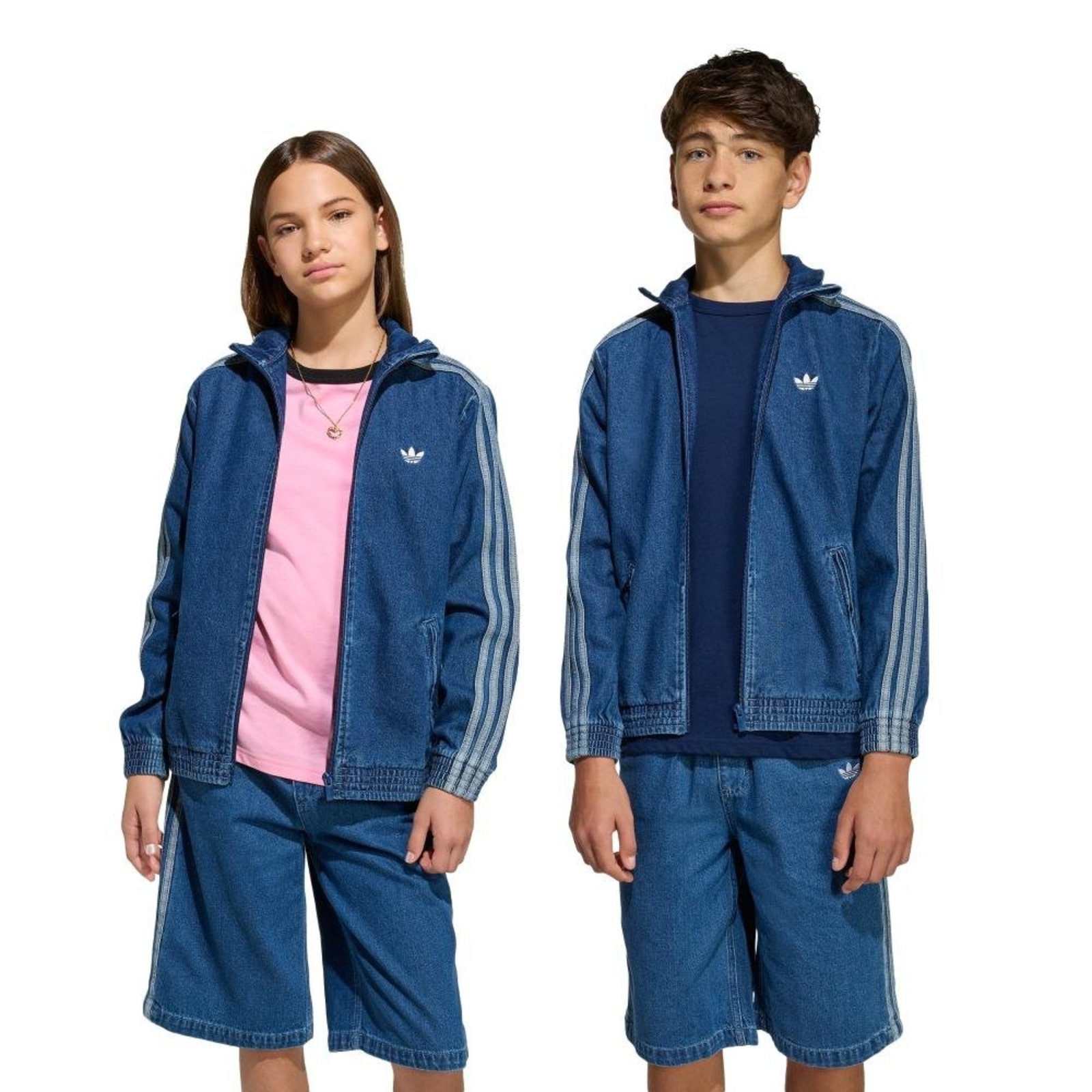 Infantil - JAQUETA JEANS FIREBIRD adidas Originals Azul