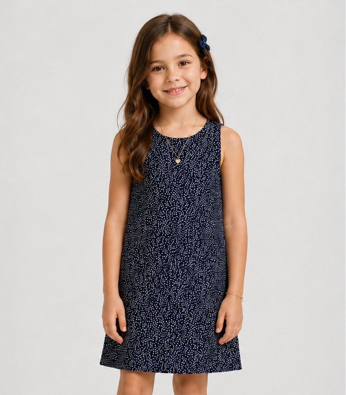 Infantil - Vestido Feminino Estampado Select Azul