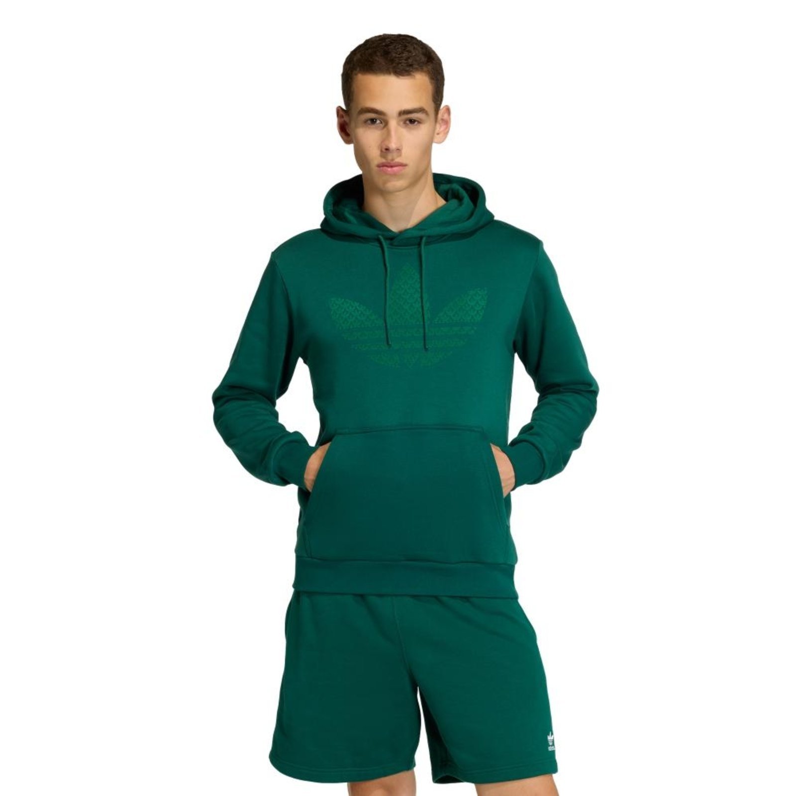 BLUSA CAPUZ MONAGRAMA INFILL adidas Originals Verde
