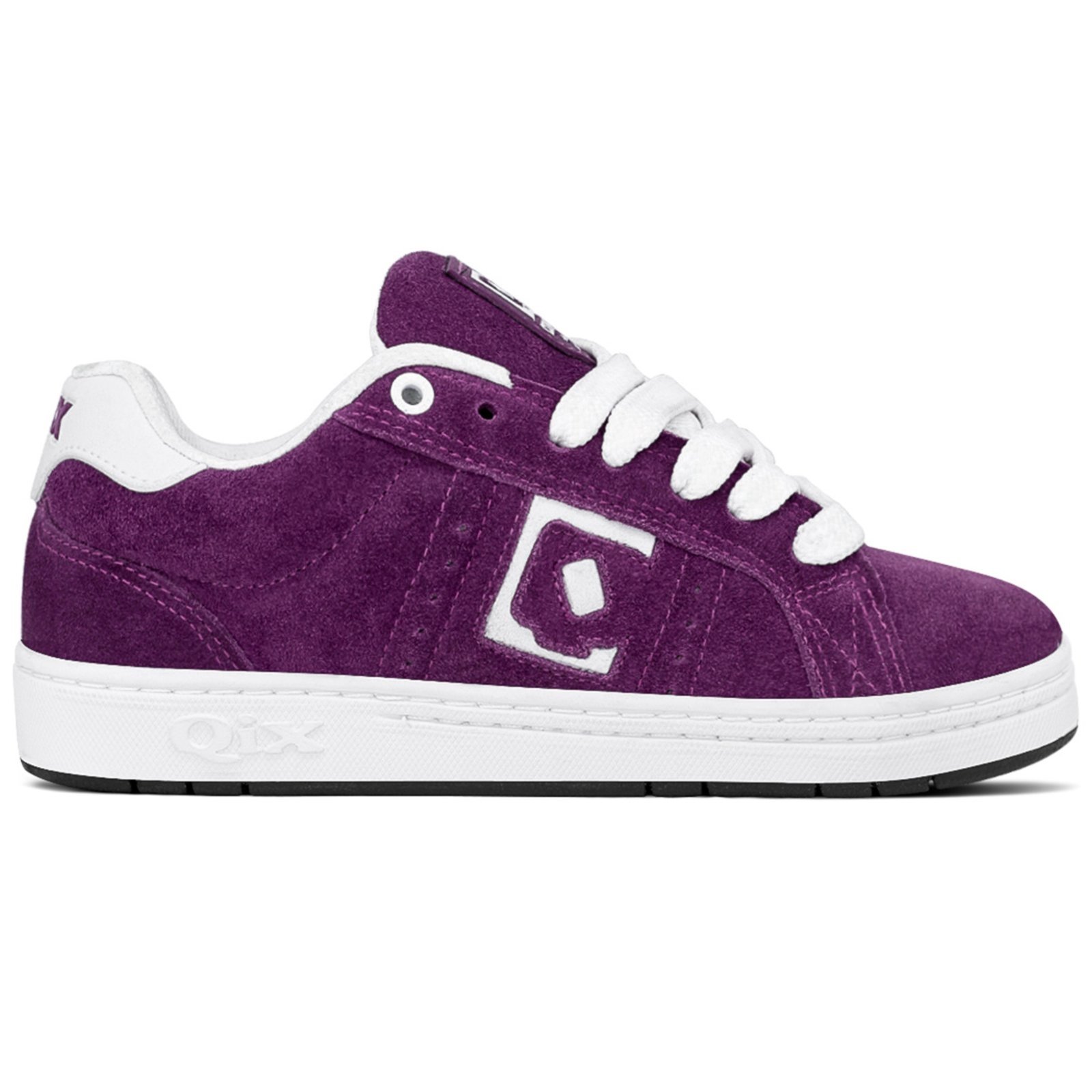 Tênis Qix Combat Suede Unissex Roxo Branco