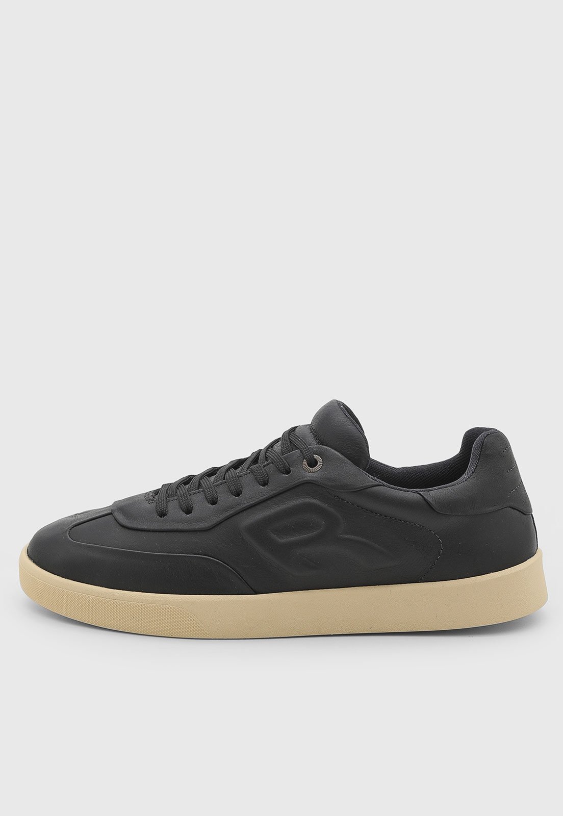 Tênis Masculino Reserva Casual Couro Preto