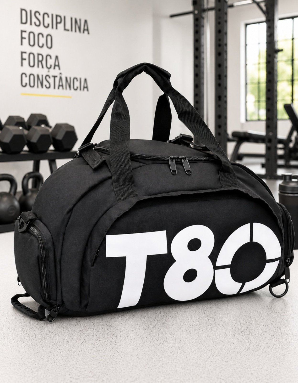Bolsa Masculina Academia Esportiva Grande Treino Viagem Com Alça Transversal Mochila Masculina Esporte Casual