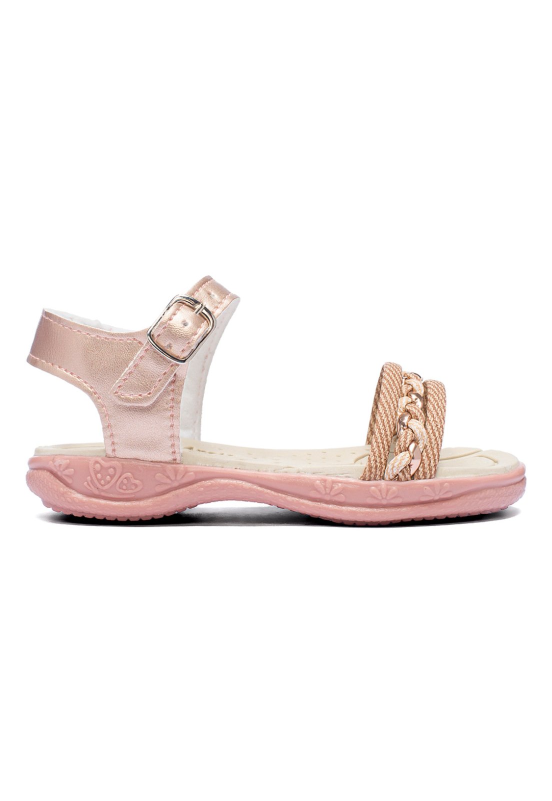 Infantil – Sandalia Papete Ajuste Menina Funfy 0825I Rosa