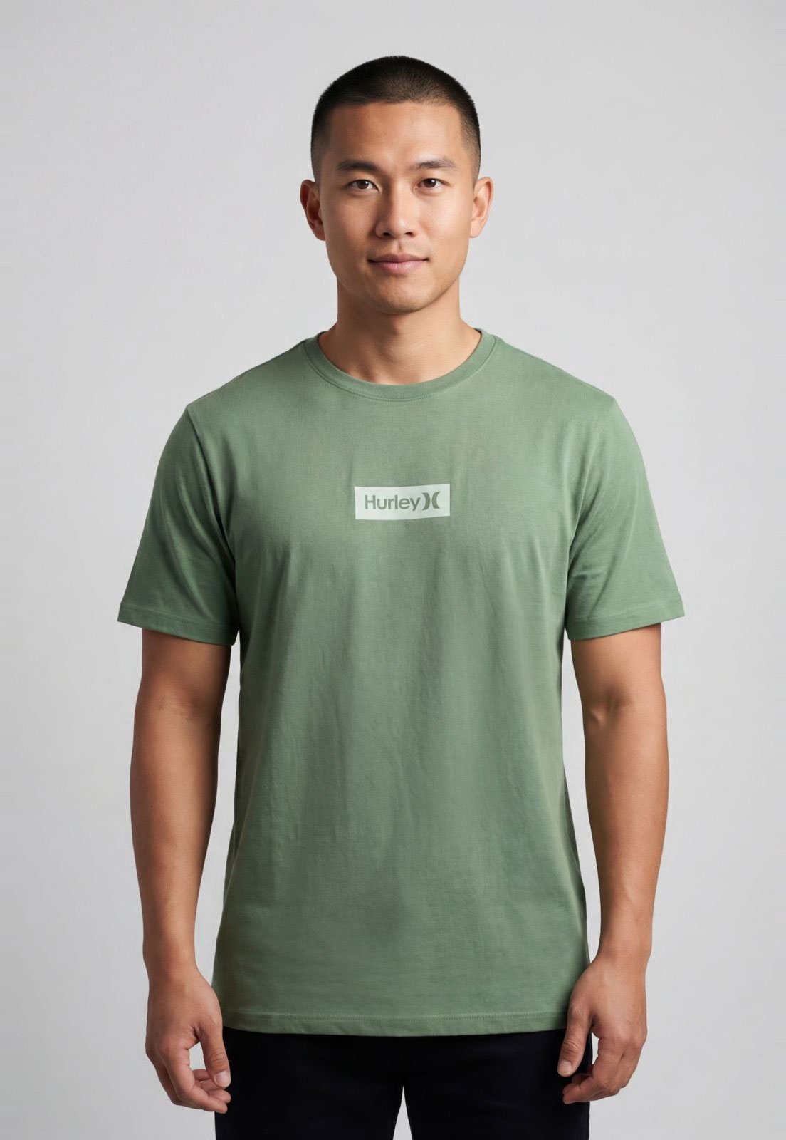 Camiseta Masculina Hurley Silk Calibox Verde