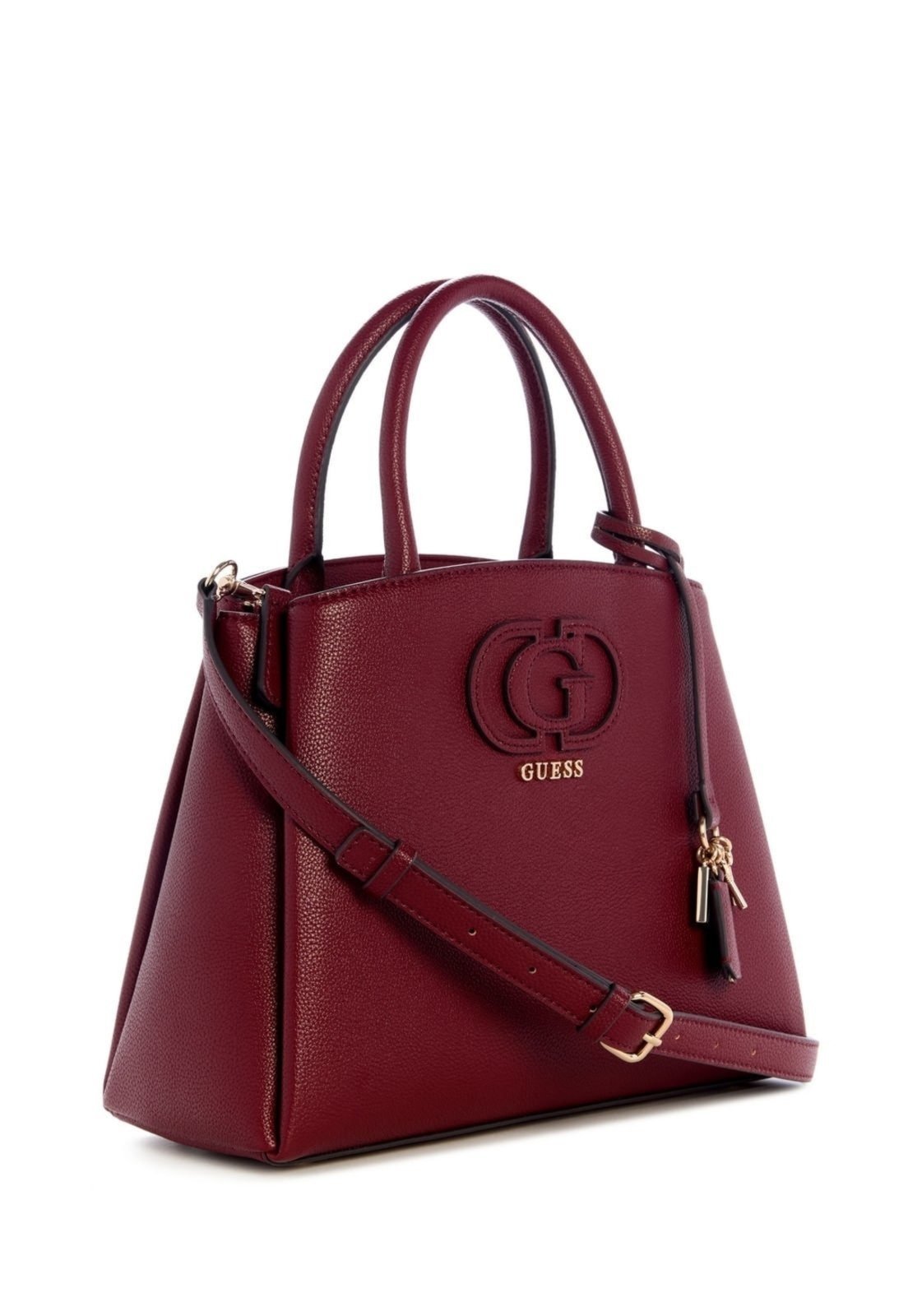 Vista 3 Bolsa Guess Isola 3 Comp Satchel preto Guess preto