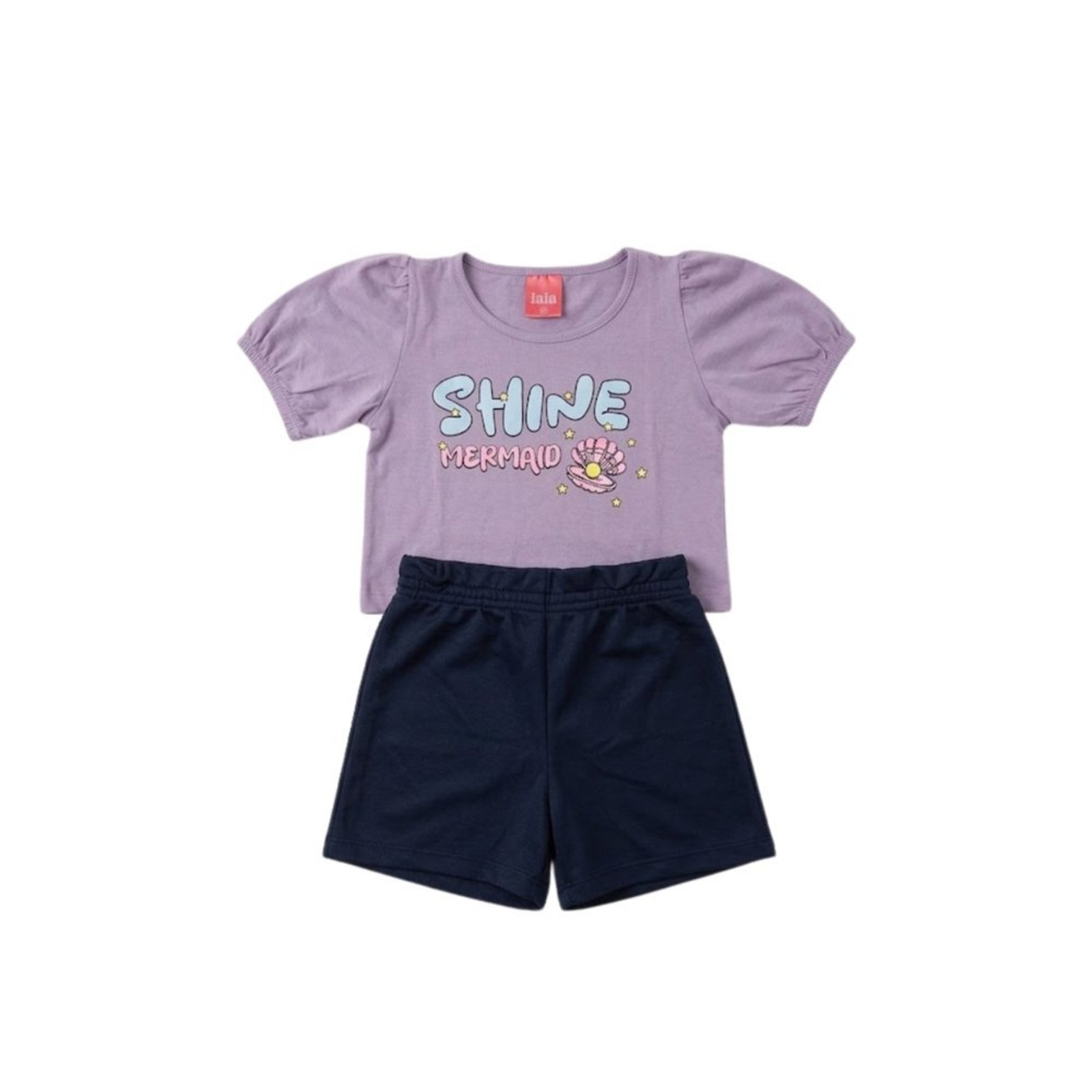 Infantil - Conjunto Menina Verão Shine Mermaid