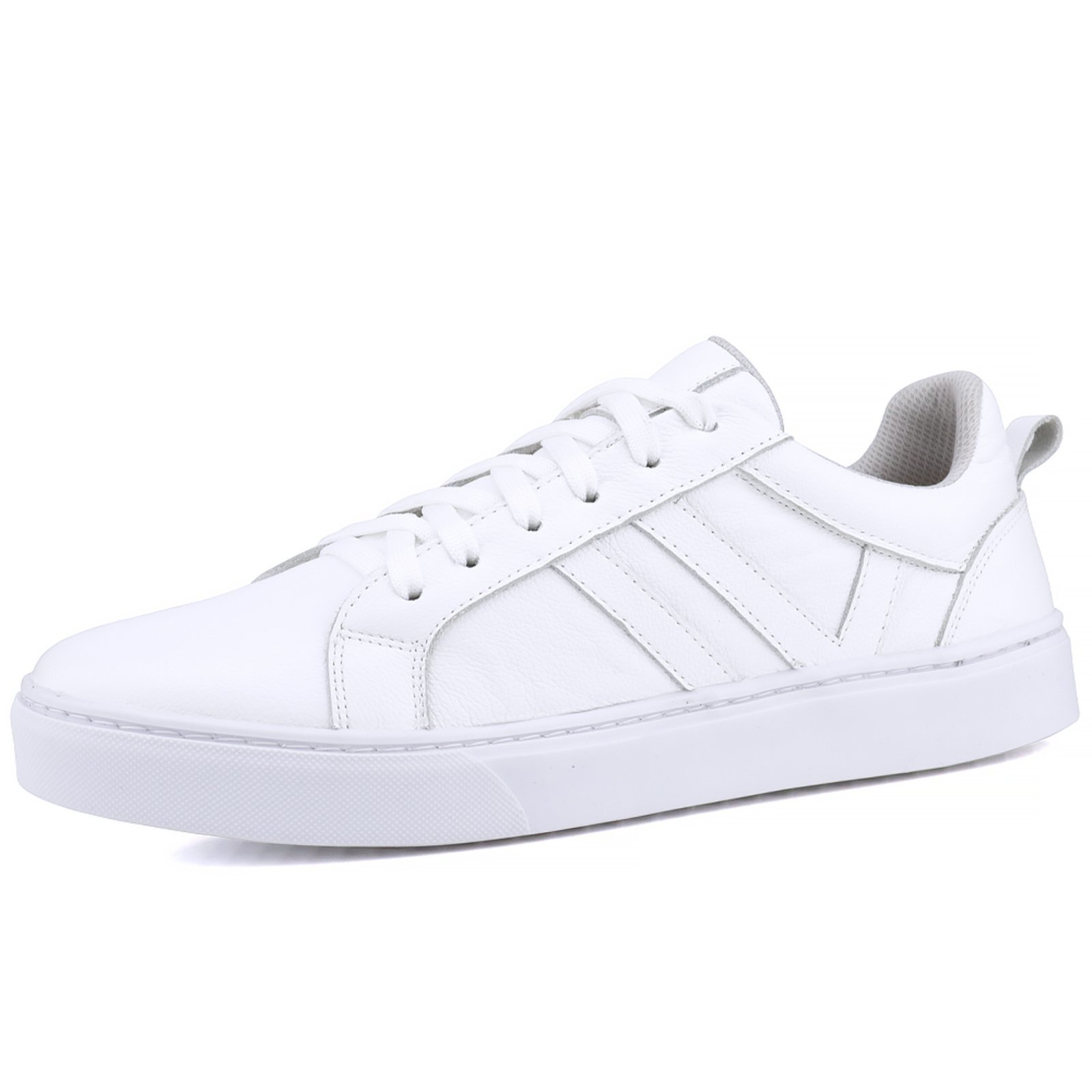 Tênis Casual Mr. Gutt de Couro Masculino Branco