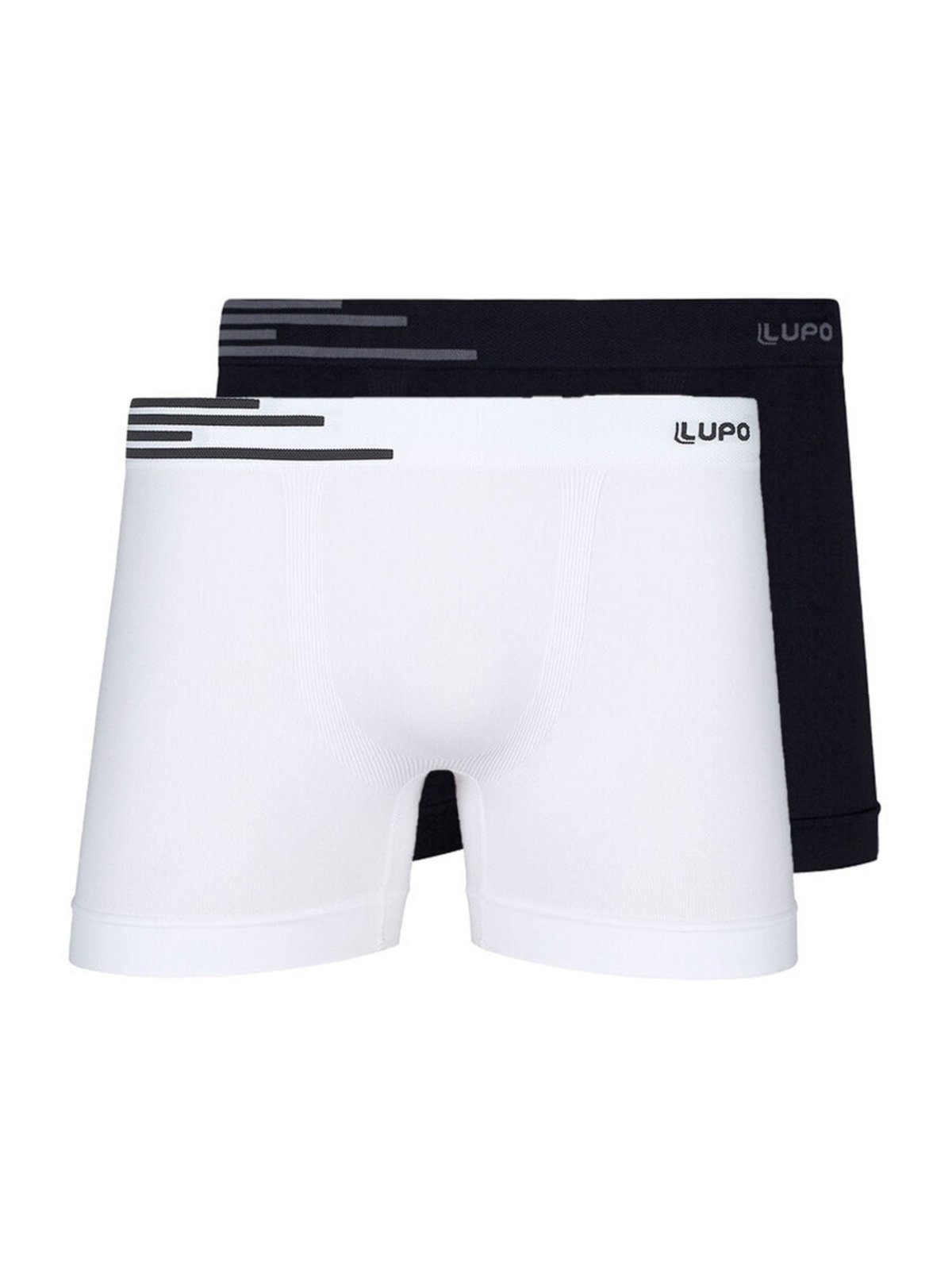 Kit com 2 Cuecas Boxer Lupo 436-002 Branco