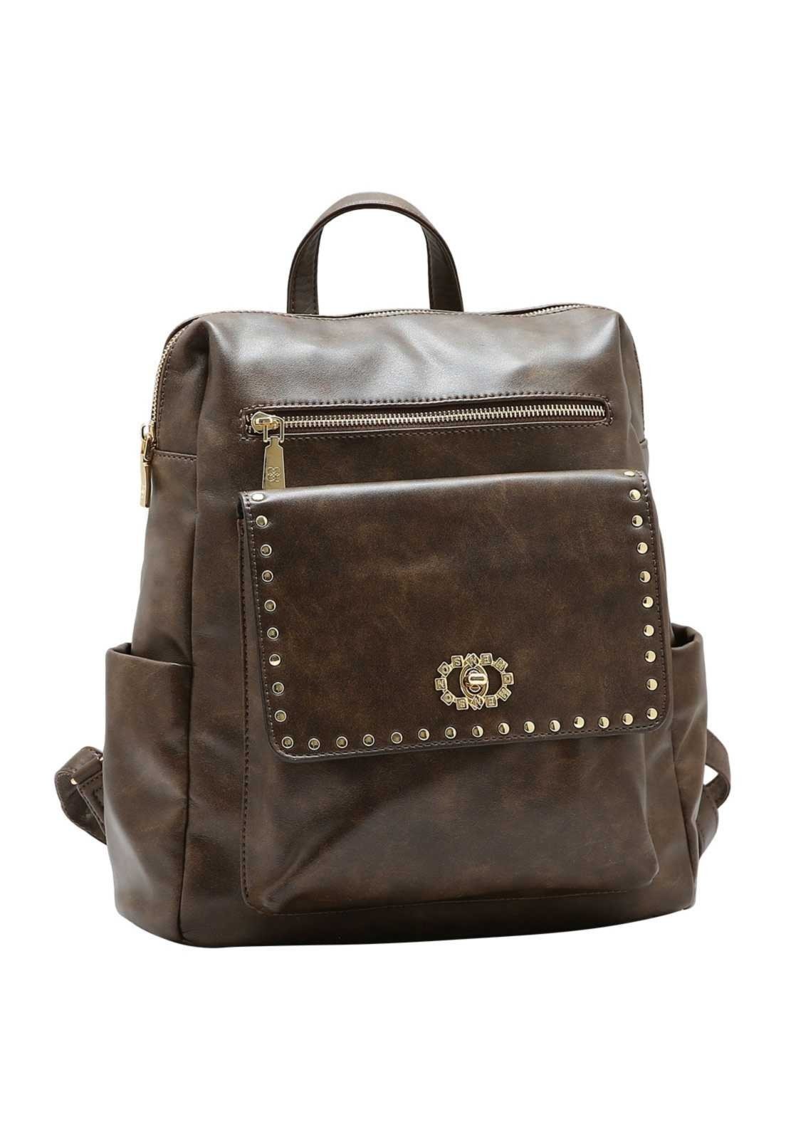 Mochila Feminina Chenson Boho Chic 8485836 Café