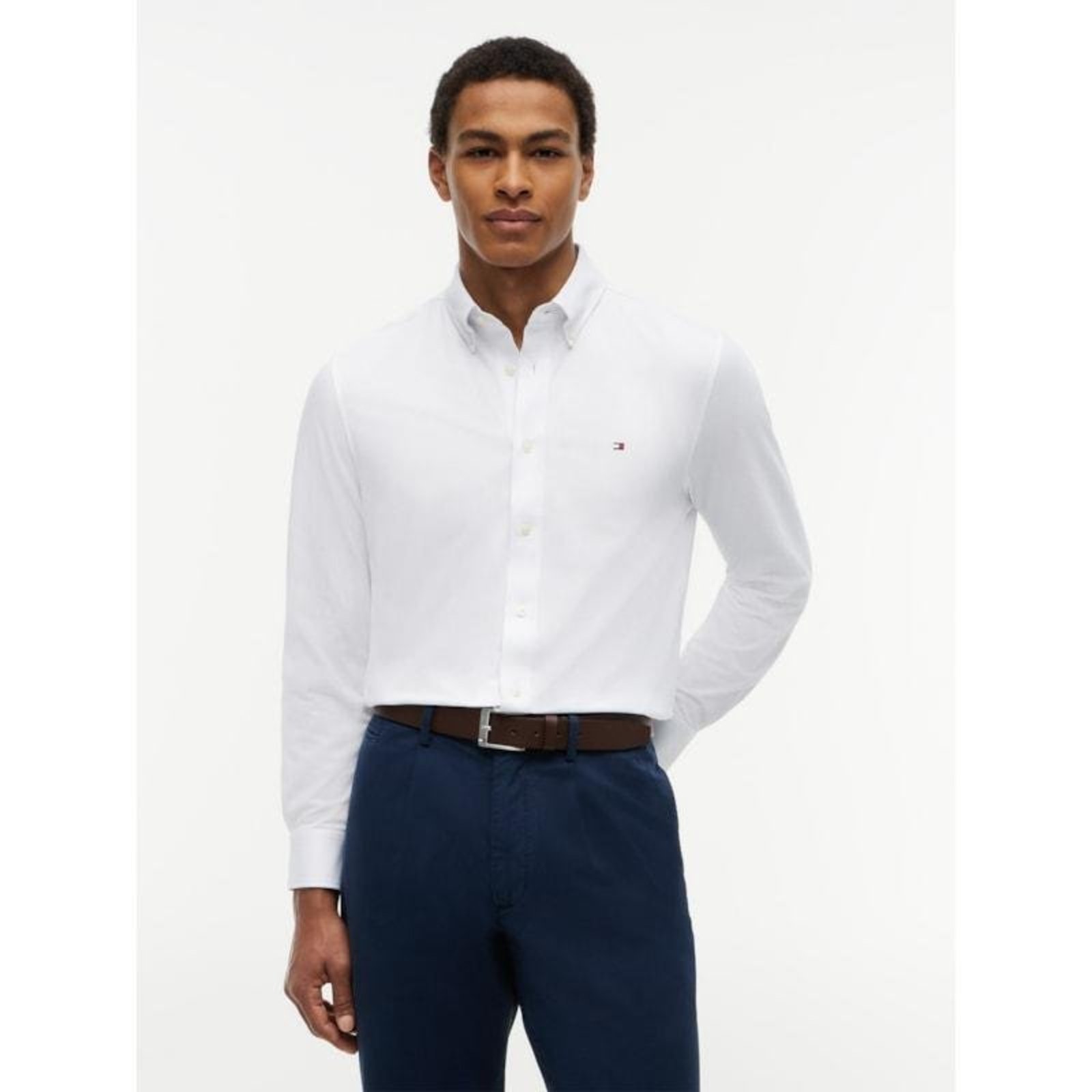 Camisa Oxford Piquê Performance Branco