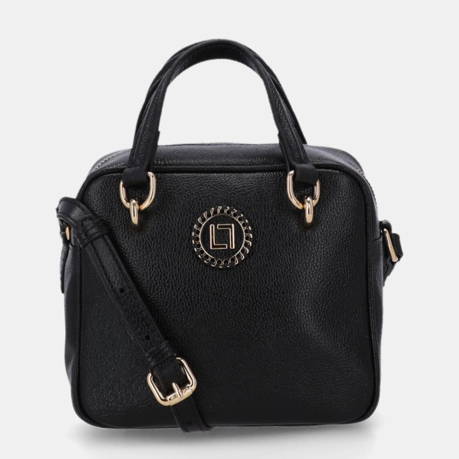 Bolsa Tiracolo Pequena New Ridge Preto - 2000920 Luz da Lua