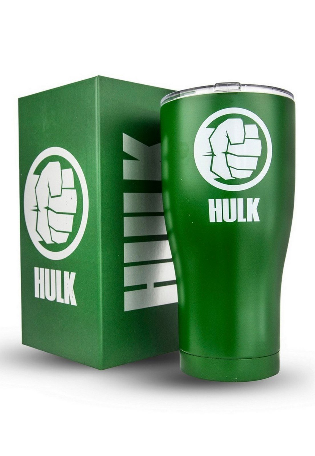 Copo Térmico Hulk Marvel 900ml Vingadores Aço Inoxidável
