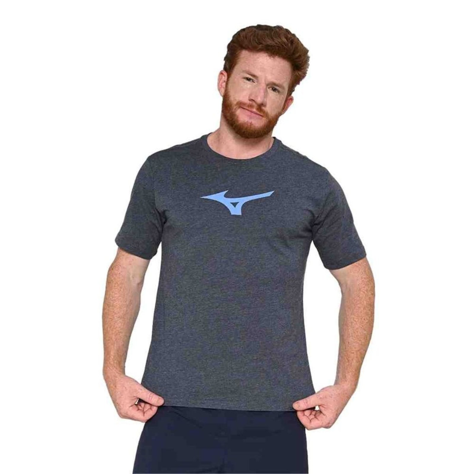 Camiseta Mascuilina Mizuno Lifestyle Azul