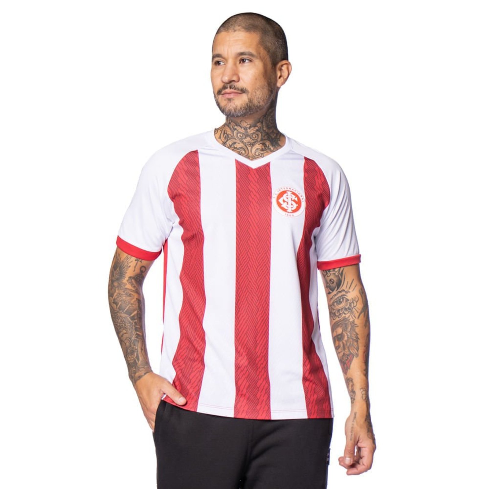 Camiseta Masculina Betel Internacional Away Vermelho/Branco