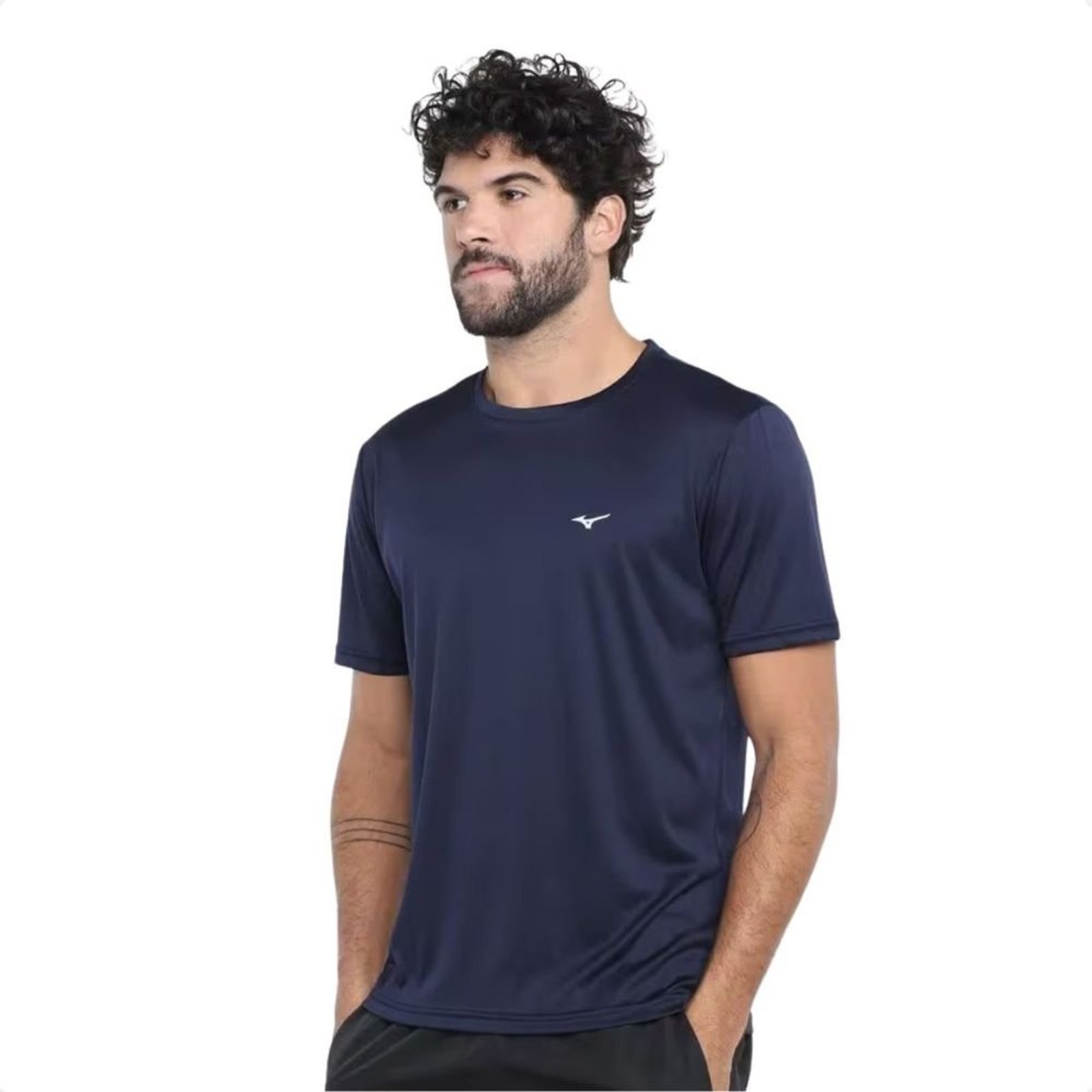 Camiseta Masculina Mizuno Run Spark Azul
