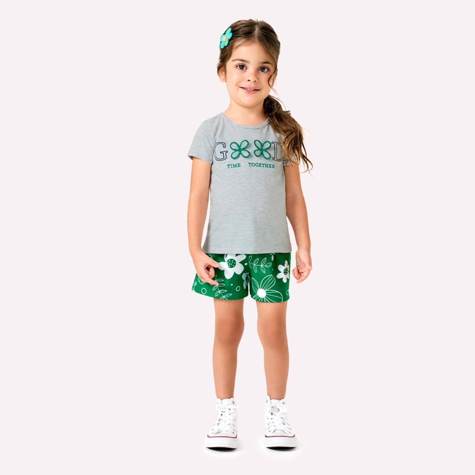 Infantil - Conjunto Menina Bordado Kyly