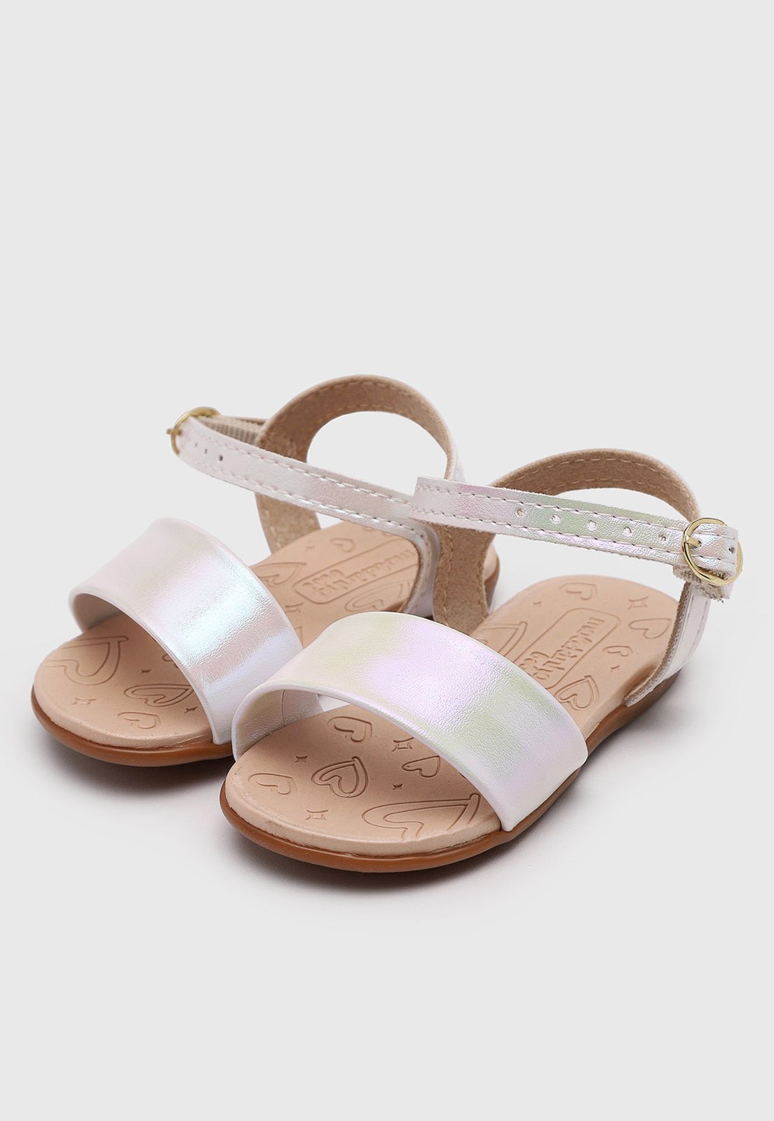 Vista 2 Infantil - Sandália Molekinha Perolada Off-White off-white white MOLEKINHA off-white white