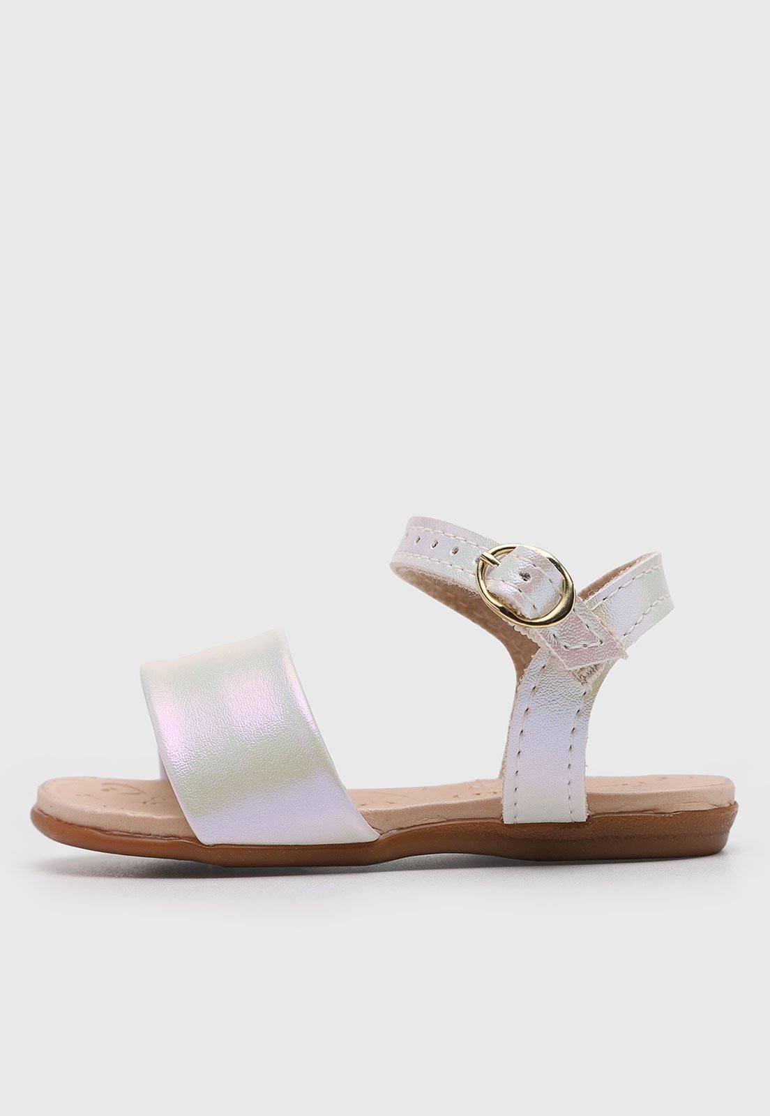 Vista 3 Infantil - Sandália Molekinha Perolada Off-White off-white white MOLEKINHA off-white white