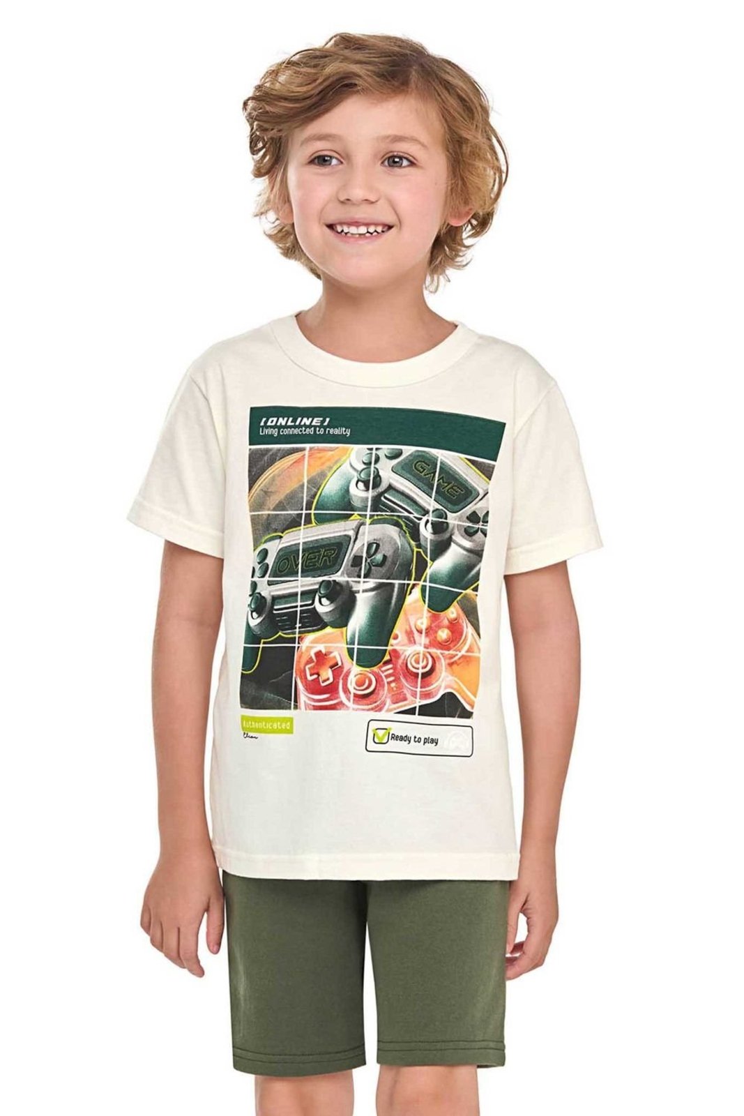 Infantil - Conjunto Menino Moderno Elian Bege