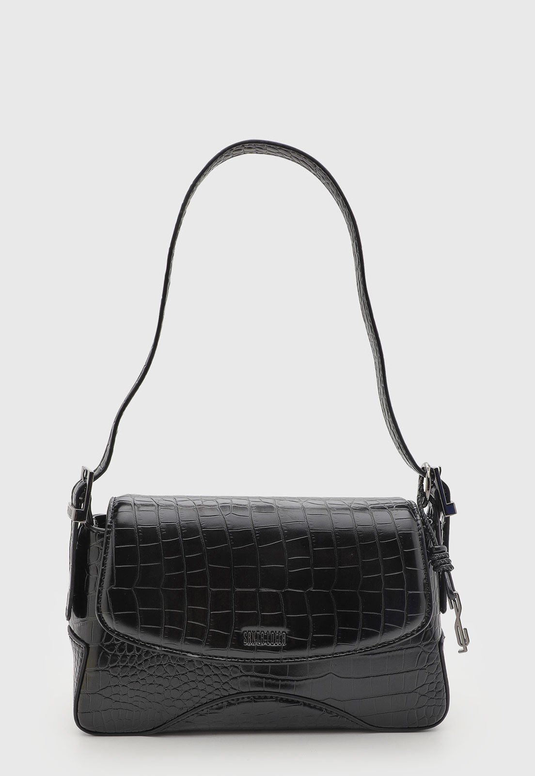 Bolsa Feminina Santa Lolla Textura Croco — foto 6