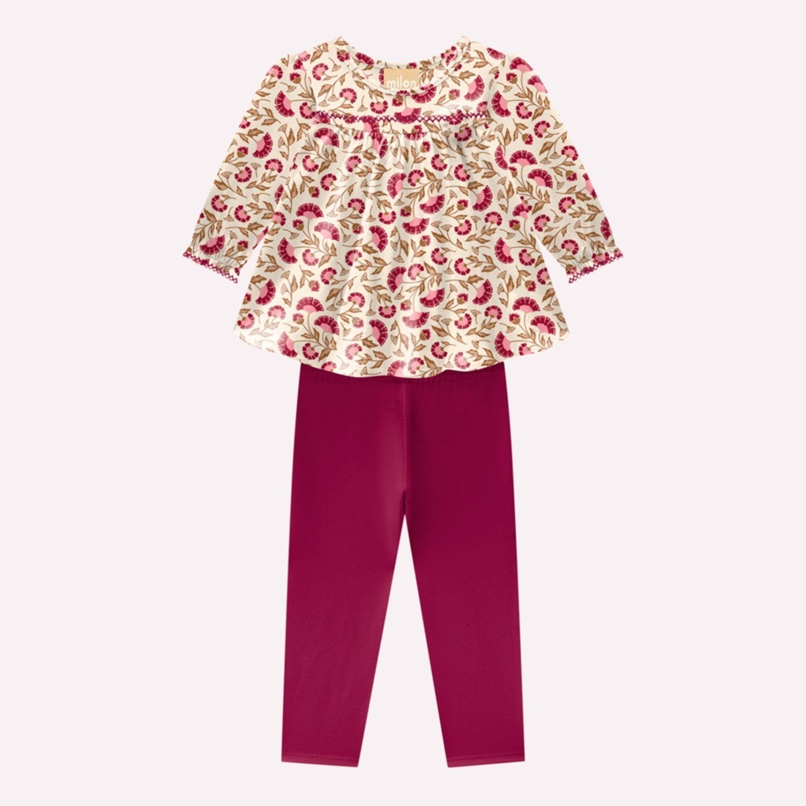 Infantil - Conjunto Menina Estampa Milon