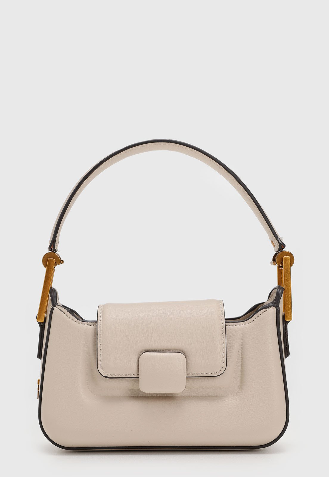 Bolsa Tiracolo Santa Lolla Alça Dupla Off-White